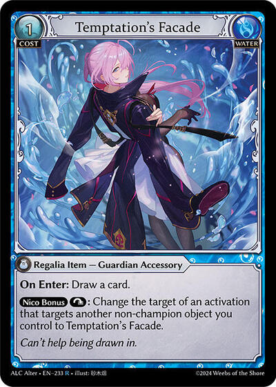 Temptation's Facade - 233 - Rare - Alchemical Revolution Alter Edition