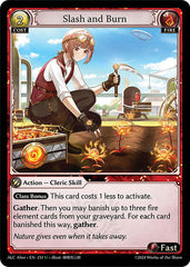 Slash and Burn - 231 - Uncommon - Alchemical Revolution Alter Edition