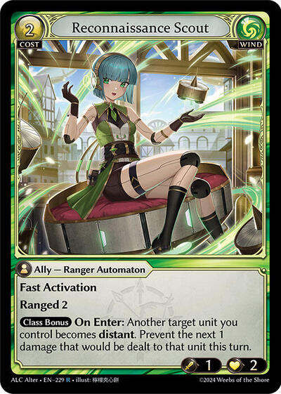 Reconnaissance Scout - 229 - Rare - Alchemical Revolution Alter Edition