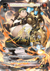 Polkhawk, Bombastic Shot - 016 - Collector Super Rare - Alchemical Revolution Alter Edition