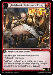 Polkhawk, Boisterous Riot - 228 - Uncommon - Alchemical Revolution Alter Edition