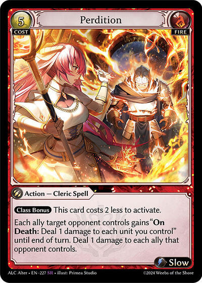 Perdition - 227 - Super Rare - Alchemical Revolution Alter Edition