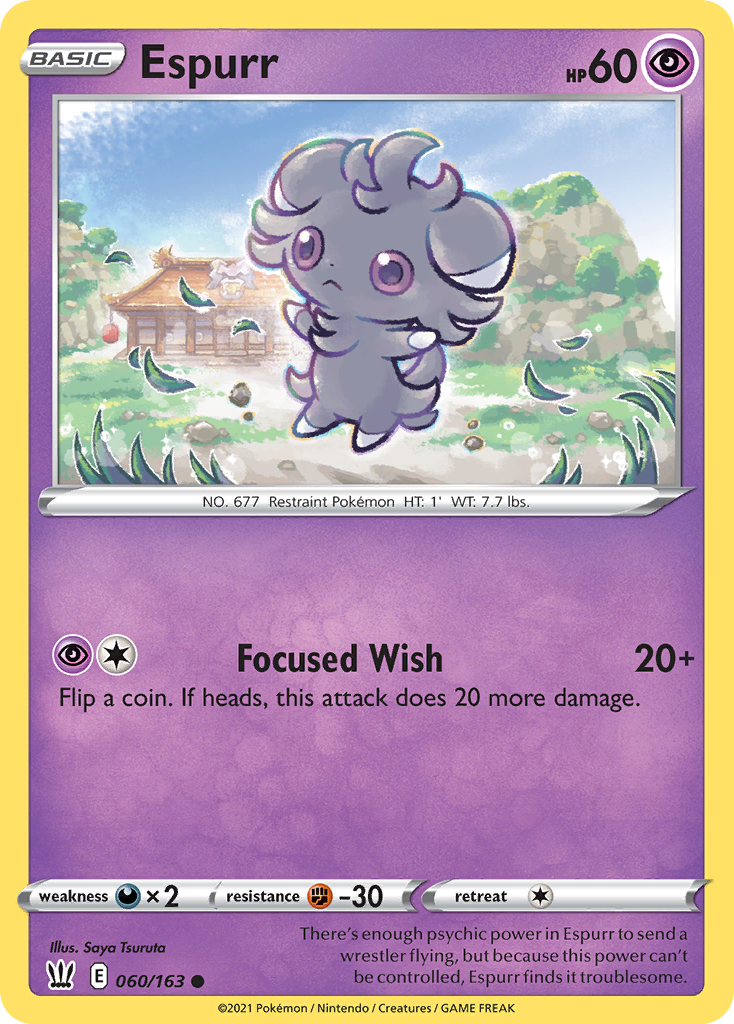 Espurr - 060/163 - Battle Styles