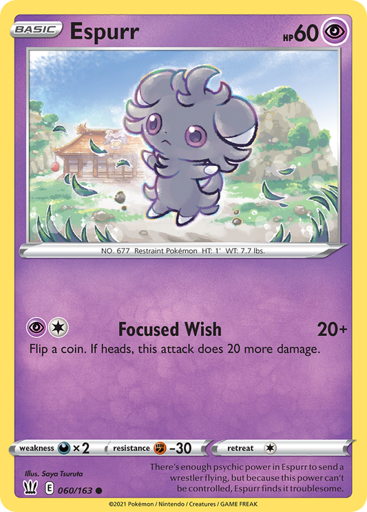 Espurr - 060/163 - Battle Styles