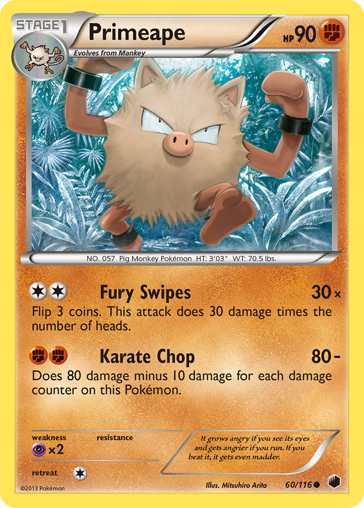 Primeape - 060/116 - Plasma Freeze