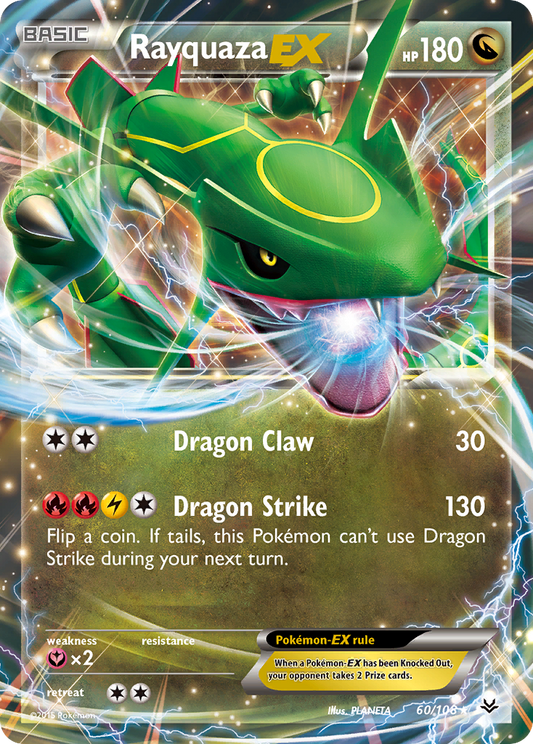 Rayquaza-EX - 060/108 - Roaring Skies