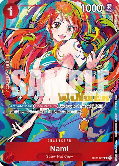 Nami (2025 New Year Event Winner) - ST01-007 - Common - One Piece Promotion Cards