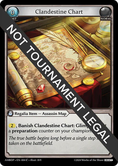 Clandestine Chart - 004 - Common - Mortal Ambition Draft Pack