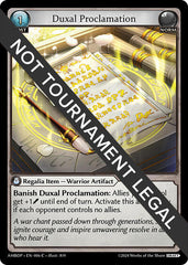 Duxal Proclamation - 006 - Common - Mortal Ambition Draft Pack