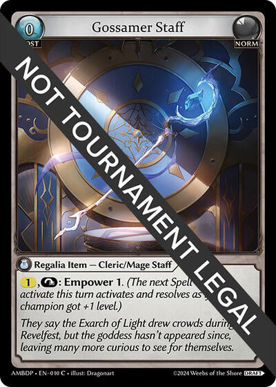 Gossamer Staff - 010 - Common - Mortal Ambition Draft Pack
