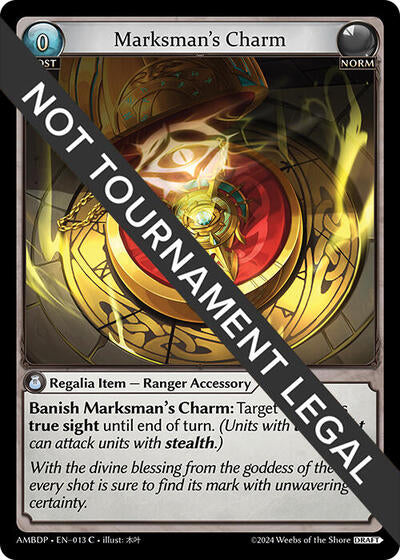 Marksman's Charm - 013 - Common - Mortal Ambition Draft Pack