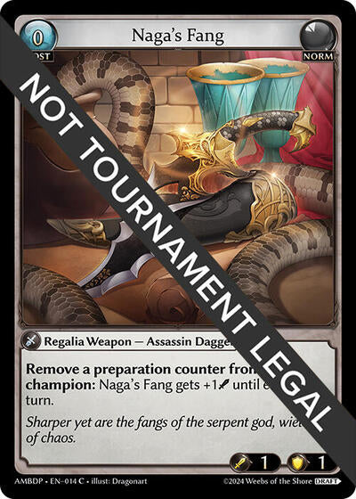 Naga's Fang - 014 - Common - Mortal Ambition Draft Pack