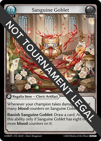Sanguine Goblet - 022 - Common - Mortal Ambition Draft Pack