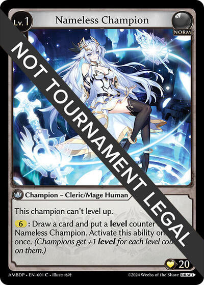 Nameless Champion (Cleric/Mage) - 001 - Common - Mortal Ambition Draft Pack