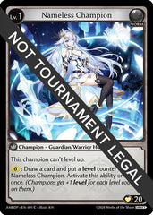 Nameless Champion (Guardian/Warrior) - 001 - Common - Mortal Ambition Draft Pack