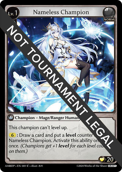 Nameless Champion (Mage/Ranger) - 001 - Common - Mortal Ambition Draft Pack