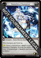 Nameless Champion (Tamer/Warrior) - 001 - Common - Mortal Ambition Draft Pack