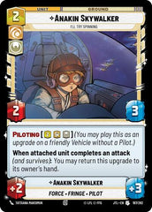 Anakin Skywalker - I'll Try Spinning - 197/262 - Uncommon - Jump to Lightspeed