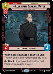 Allegiant General Pryde - Ruthless and Loyal - 133/262 - Rare - Jump to Lightspeed