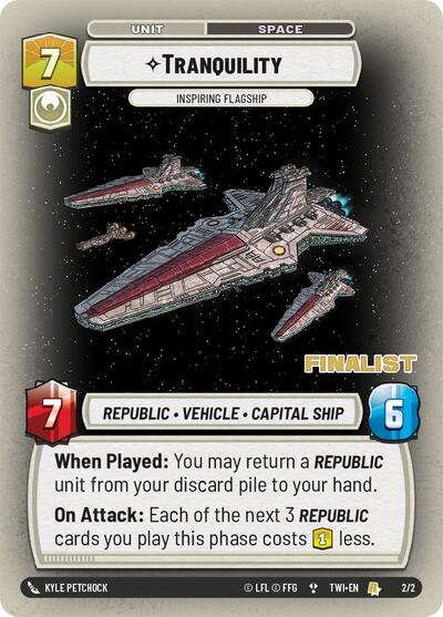 Tranquility - Inspiring Flagship (Finalist) - 2/2 - Rare - Organized Play Promos