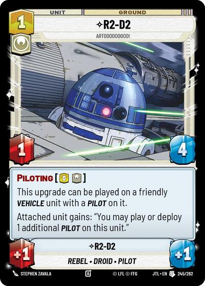 R2-D2 - Artooooooooo! - 245/262 - Uncommon - Jump to Lightspeed