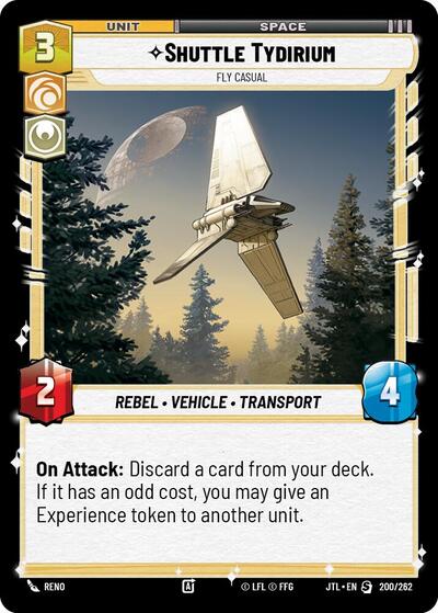 Shuttle Tydirium - Fly Casual - 200/262 - Special - Jump to Lightspeed