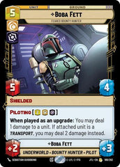 Boba Fett - Feared Bounty Hunter - 189/262 - Rare - Jump to Lightspeed