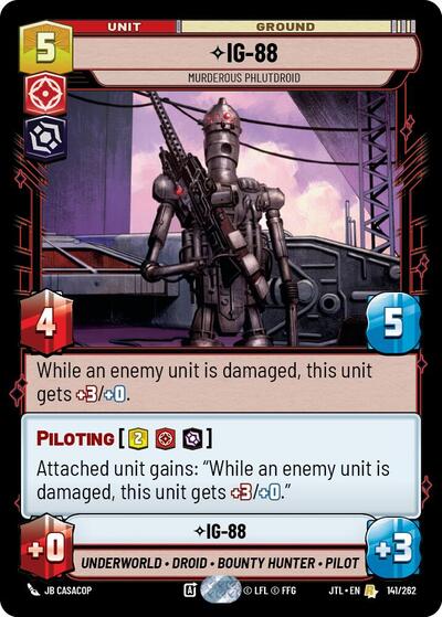 IG-88 - Murderous Phlutdroid - 141/262 - Rare - Jump to Lightspeed