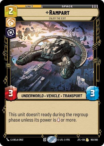 Rampart - Enjoy the Exit - 182/262 - Rare - Jump to Lightspeed