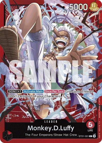 Monkey.D.Luffy - ST21-001 - Leader - EX Gear 5