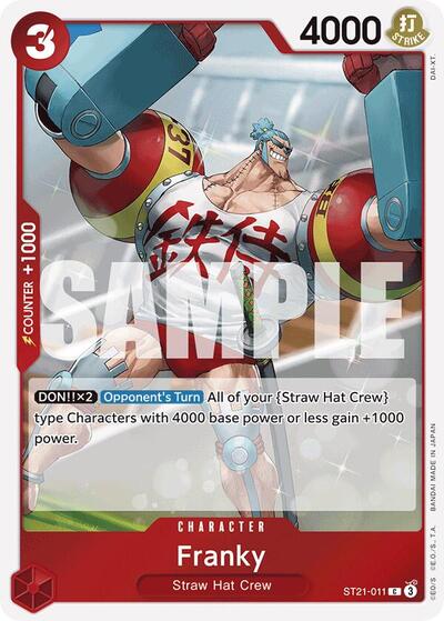 Franky - ST21-011 - Common - ST-21: Starter Deck 21 EX Gear 5