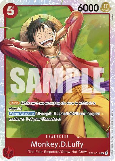 Monkey.D.Luffy - ST21-014 - Super Rare - ST-21: Starter Deck 21 EX Gear 5