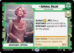 Admiral Holdo - We're Not Alone - 007/262 - Rare - Jump to Lightspeed