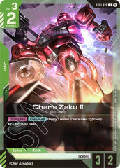 Char's Zaku II (Beta) - GD01-026 - RARE - Edition Beta