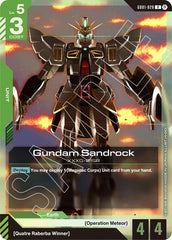 Gundam Sandrock (Beta) - GD01-028 - RARE - Edition Beta