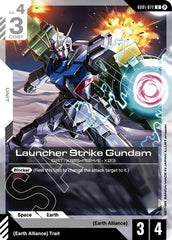 Launcher Strike Gundam (Beta) - GD01-072 - UNCOMMON - Edition Beta