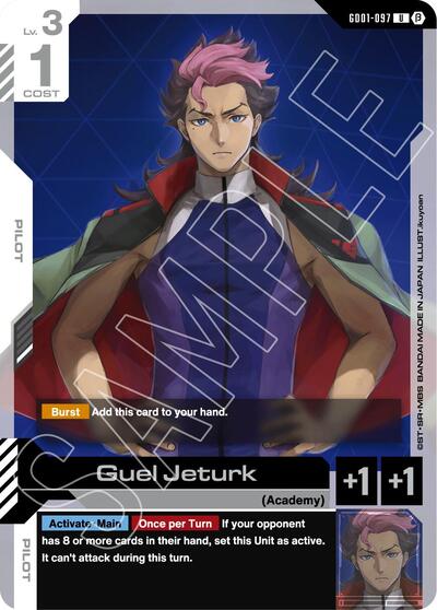 Guel Jeturk (Beta) - GD01-097 - UNCOMMON - Edition Beta