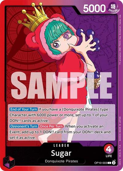 Sugar - OP10-003 - Leader - Royal Blood