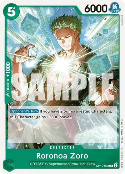 Roronoa Zoro - OP10-038 - Common - Royal Blood