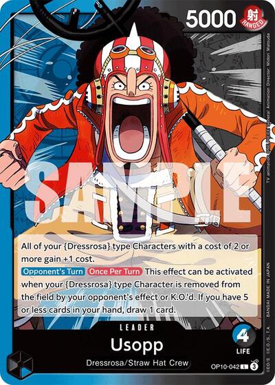 Usopp - OP10-042 - Leader - Royal Blood