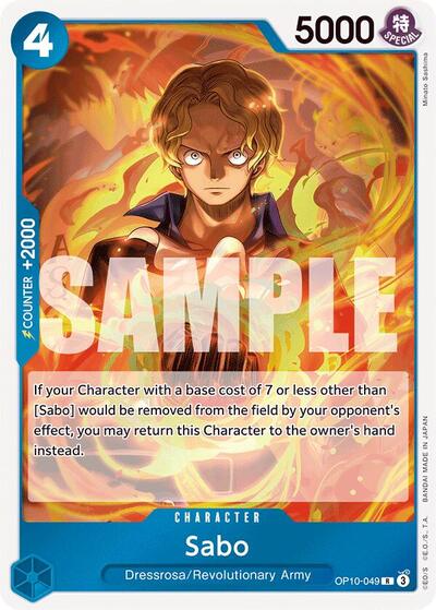 Sabo - OP10-049 - Rare - Royal Blood