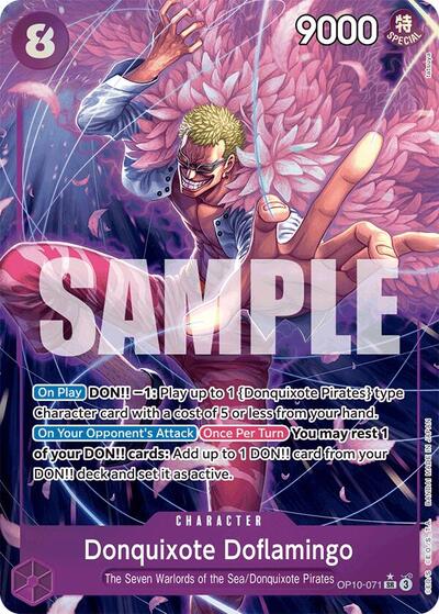 Donquixote Doflamingo - OP10-071 - Super Rare (Parallel) - Royal Blood