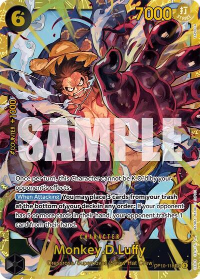 Monkey.D.Luffy - OP10-118 - Secret Rare - Royal Blood