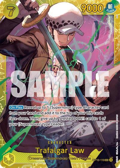 Trafalgar Law - OP10-119 - Secret Rare - Royal Blood