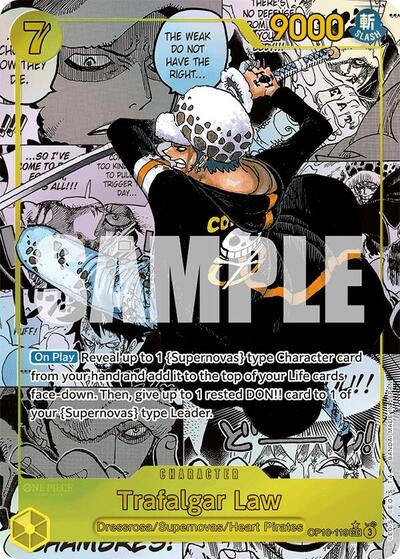 Trafalgar Law - OP10-119 - Secret Rare (Manga Alt Art) - Royal Blood