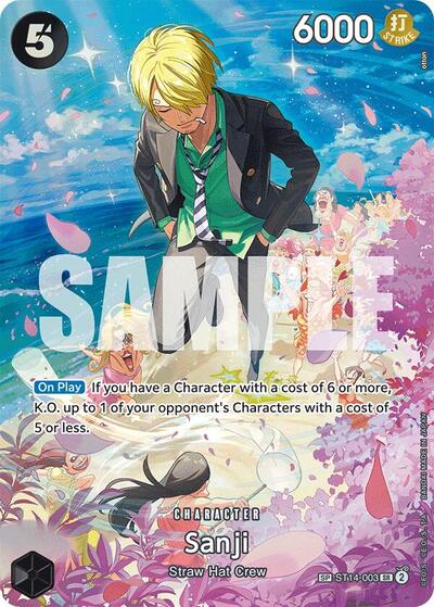 Sanji - ST14-003 - Super Rare (Special Alternate Art) - Royal Blood