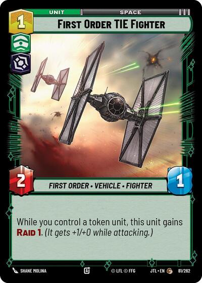 First Order TIE Fighter - 081/262 - Common - Jump to Lightspeed