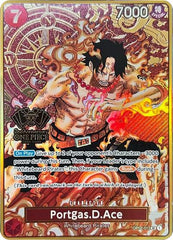 Portgas.D.Ace - OP02-013 - Super Rare (One Piece Japanese Version 2nd Anniversary Set) - One Piece Promotion Cards