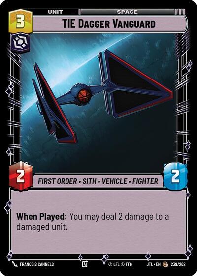 TIE Dagger Vanguard - 239/262 - Common - Jump to Lightspeed