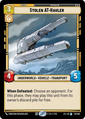 Stolen AT-Hauler - 221/262 - Legendary - Jump to Lightspeed